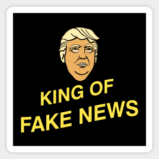 King of Fake News Magnet